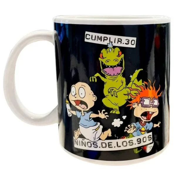 Taza de Cerámica Chica Rugrats Cumplir 30 340 ml