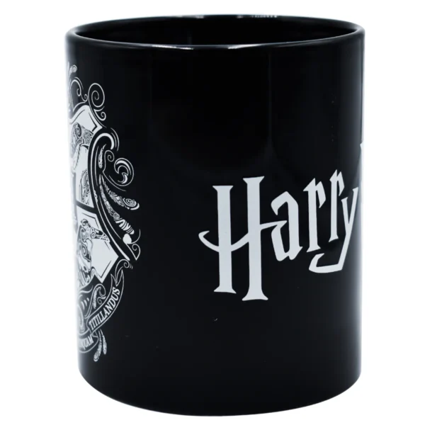 Taza Que Brilla En La Oscuridad Escudo Harry Potter 325ml