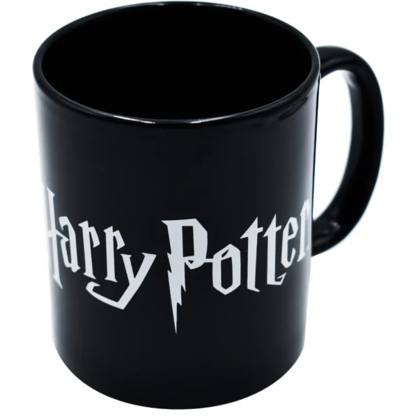 Taza Que Brilla En La Oscuridad Escudo Harry Potter 325ml