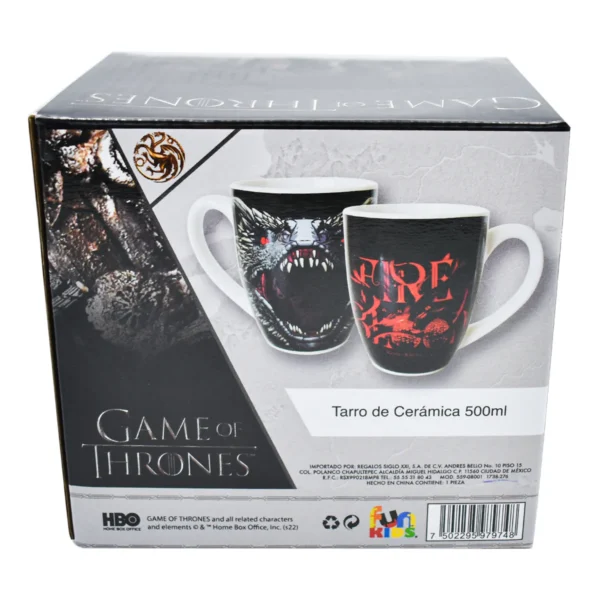 Tarro Dragón Game Of Thrones 500ml