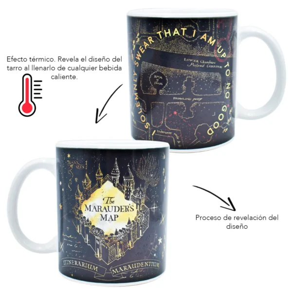 Taza de Cerámica Harry Potter Mapa del Merodeador 325ml