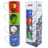 Torre de 4 Tazas Apilables Porcelana Avengers