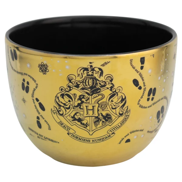 Cerealero De Cerámica Harry Potter Dorado 820ml
