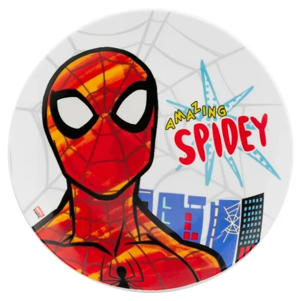 Vajilla Individual de Porcelana 3 Piezas Spiderman