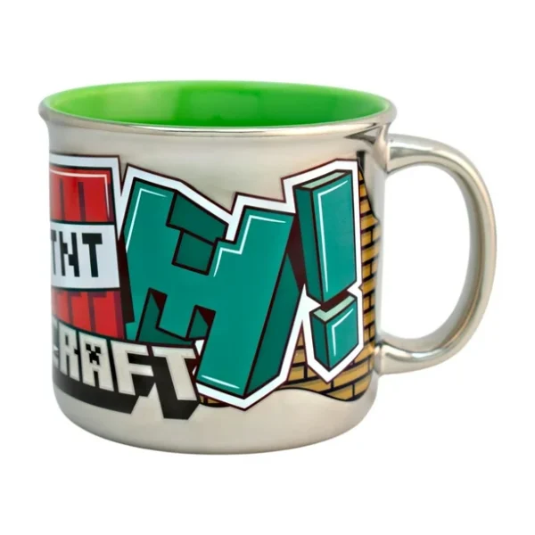 Taza de Cerámica Iridiscente Minecraft 430ml