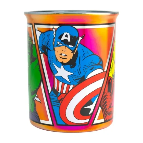 Tarro Iridiscente Jumbo Avengers Taza Coleccionable 790 ml