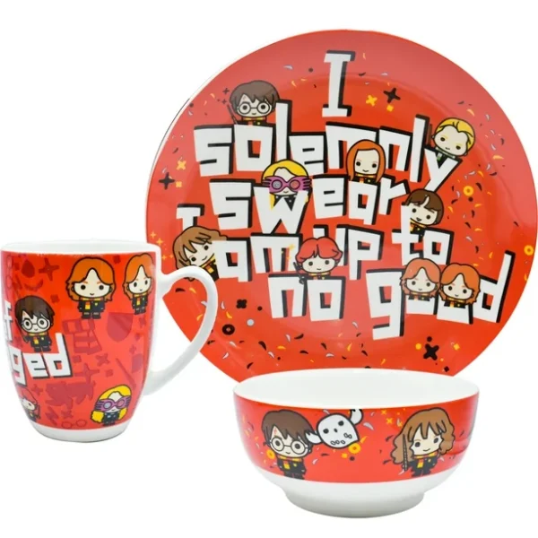 Vajilla 12 Piezas Porcela Harry Potter