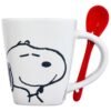 Tarro Snoopy de Porcelana con Cuchara de Ceramica 440m