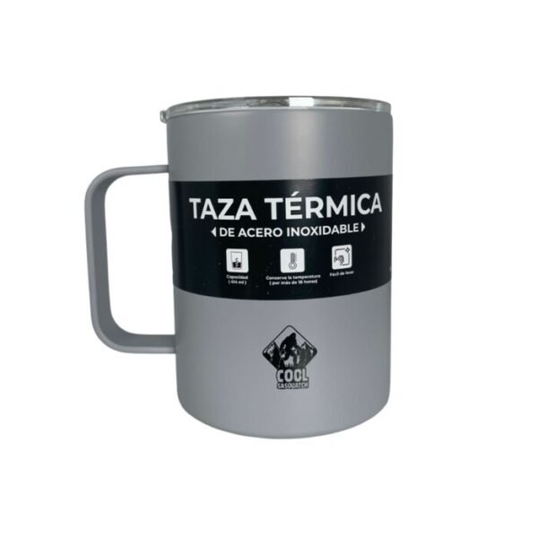 Taza Metalica Sasquash Gris