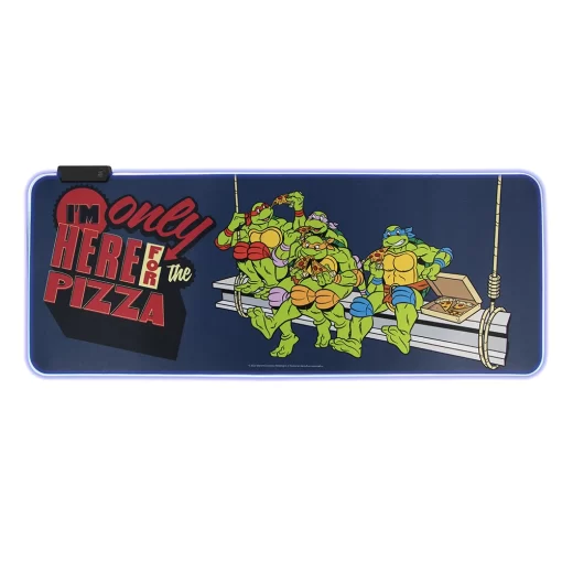 Gaming Mouse Pad Tortugas Ninja Luz Led Multicolor Cable 1.5 M