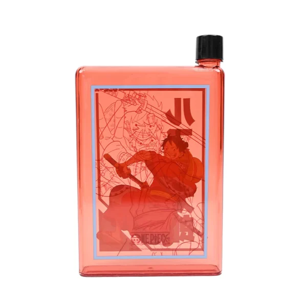 Botella Plana De Plástico Luffy