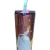 Termo Acero Inoxidable Doble Pared con Popote Princesas - Disney