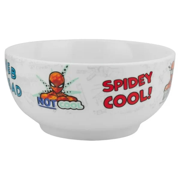 Vajilla Individual de Porcelana 3 Piezas Spiderman