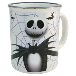 Tarro Iridiscente Jumbo Jack Skellington Taza Coleccionable 790 ml
