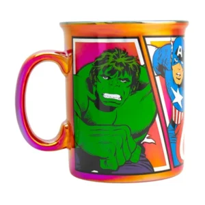 Tarro Iridiscente Jumbo Avengers Taza Coleccionable 790 ml