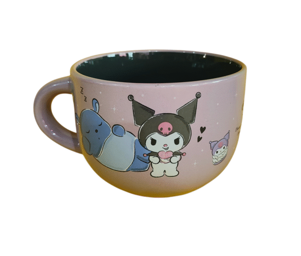 Cerealero De Cerámica Kuromi 820ml