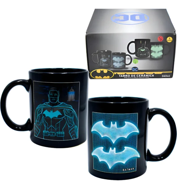 Tarro De Cerámica Térmico Batman 340 ml