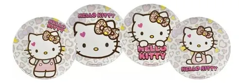 Vajilla 12 Piezas Porcelana Hello Kitty
