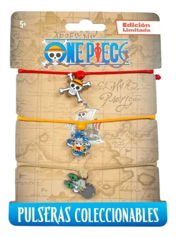 Pulseras Coleccionables Luffy Ussop Nami