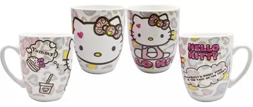 Vajilla 12 Piezas Porcelana Hello Kitty