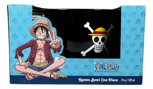 Bowl Ramen One Piece Con Palillos Chinos