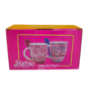Duo Barbie the movie Tarros Porcelana con Cucharan de Cerámica 310 ml