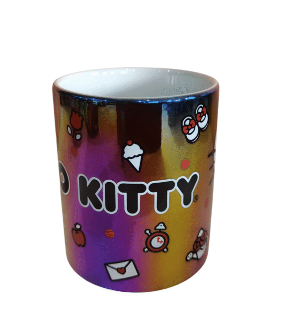 Taza Cerámica Metalizada Kitty 325ml