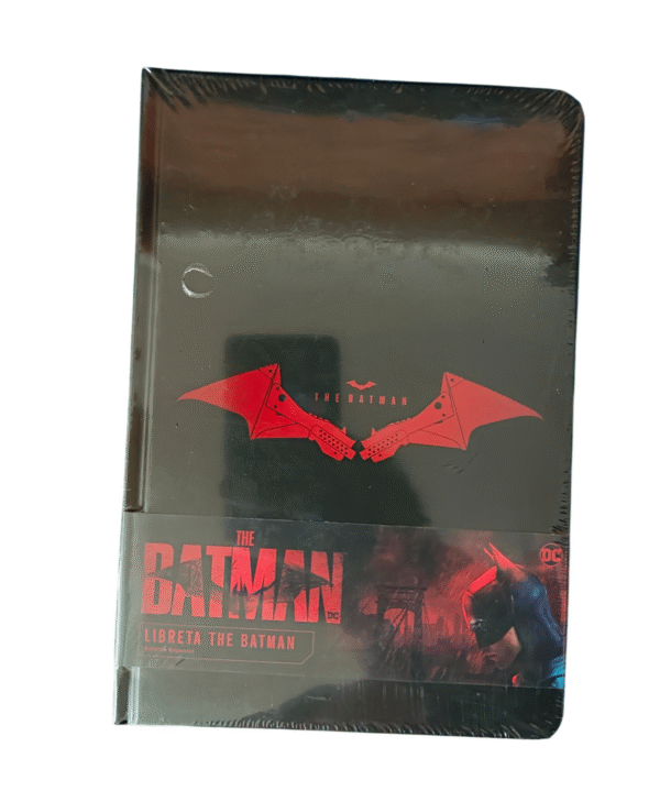 Libreta Batman  Red Logo Con Poster y Stickers