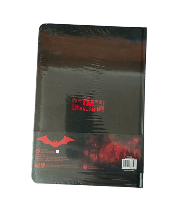 Libreta Batman  Red Logo Con Poster y Stickers