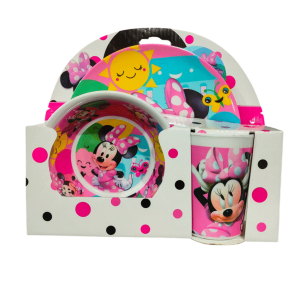 Vajilla 3 Piezas Melamina Minnie