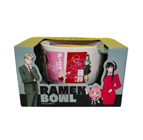 Ramen Bowl Spy x Family Blanco