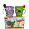 Duo Rugrats Tarros de Porcelana con Cuchara de Cerámica 310ml