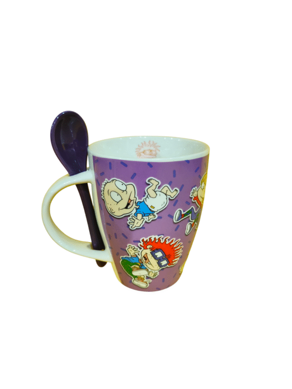 Duo Rugrats Tarros de Porcelana con Cuchara de Cerámica 310ml