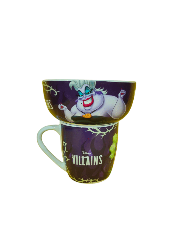 Juego Desayunador 2 Piezas Villanas tazon 550ml y tarro 400ml ceramica