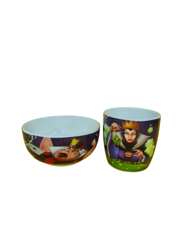 Juego Desayunador 2 Piezas Villanas tazon 550ml y tarro 400ml ceramica