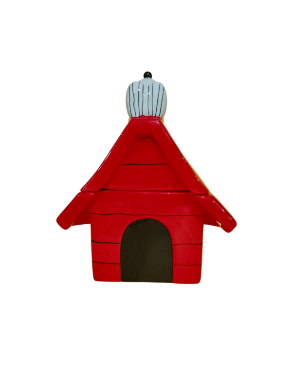 Galletero Decorativo De Porcelana 3D Casa Snoopy Peanuts