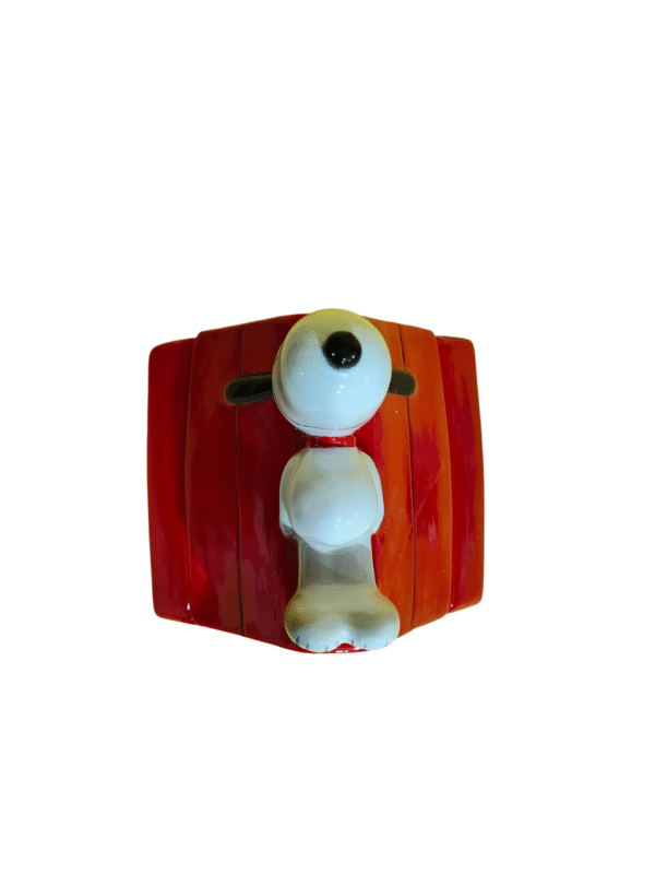 Galletero Decorativo De Porcelana 3D Casa Snoopy Peanuts