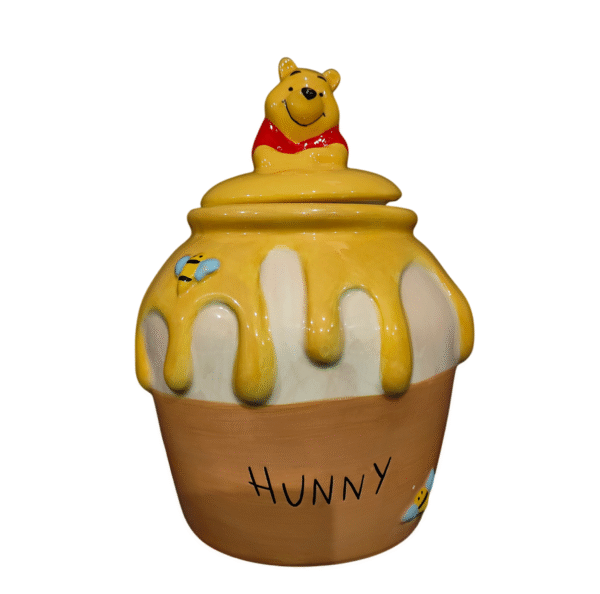 Galletero de Cerámica Decorativo 3D con Tapa Hermética Winnie Pooh