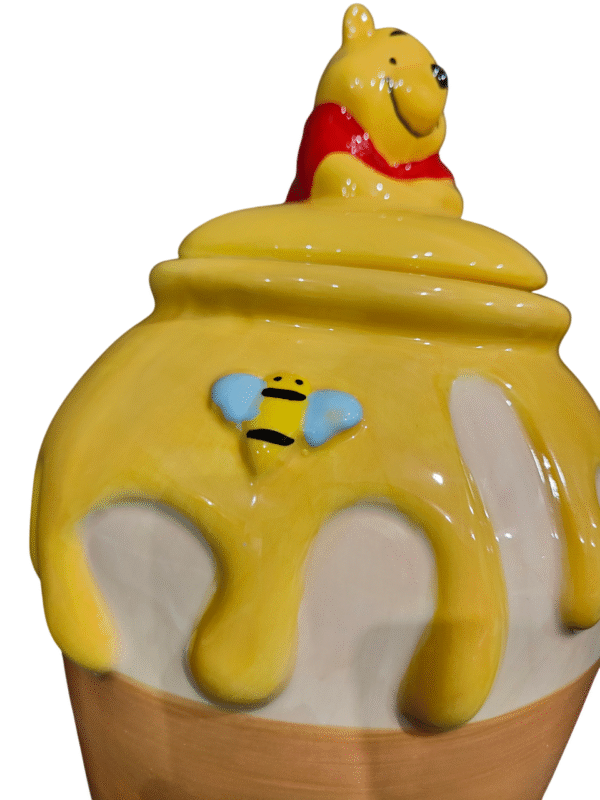 Galletero de Cerámica Decorativo 3D con Tapa Hermética Winnie Pooh