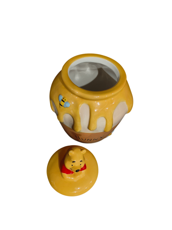 Galletero de Cerámica Decorativo 3D con Tapa Hermética Winnie Pooh