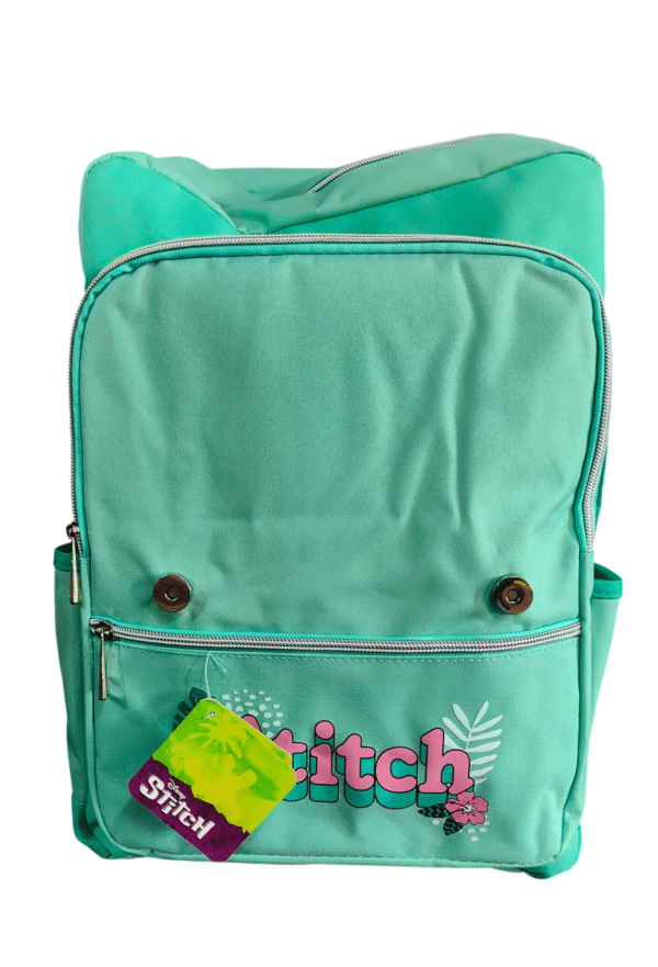 Mochila Juvenil Con Sección de Laptop De Stitch
