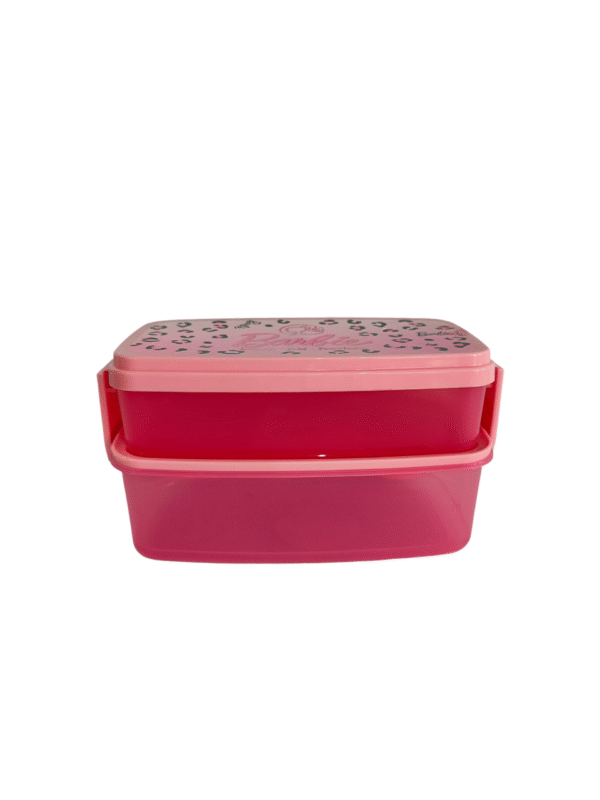 Juego de 2 Contenedores Lunch Box con Cubiertos Barbie