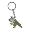 Llavero Metálico Doble Trunks Y Goten Fusión Dragon Ball Z