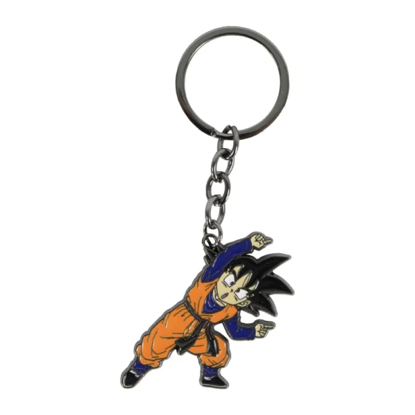 Llavero Metálico Doble Trunks Y Goten Fusión Dragon Ball Z