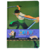 Libreta One Piece Roronoa Zoro con Stickers y Póster