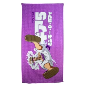Toalla de Baño Absorbente One Piece-luffy Gear Five 70×140 Ccm