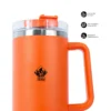 Termo Alto Acero Inoxidable Sasquash Naranja 1.1 L