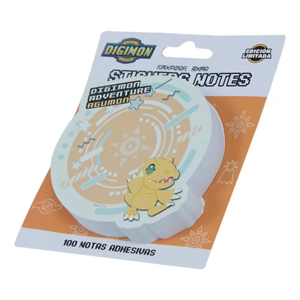 Notas Adhesivas Digimon Agumon 100 Notas