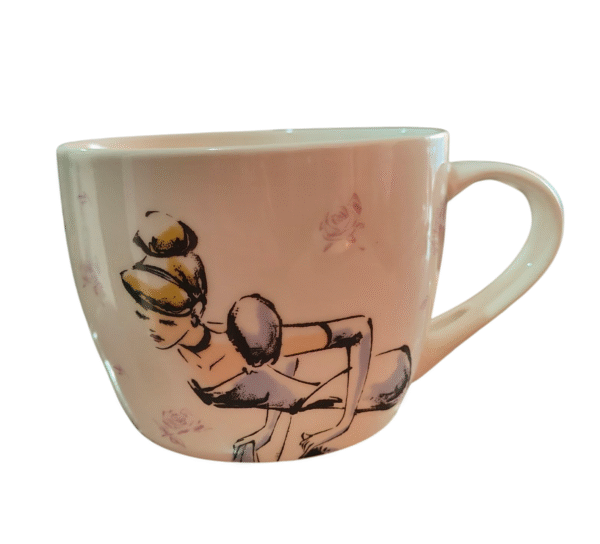 Tarro Con Tapa y Cuchara de Porcelana Princesas - Disney 580ml