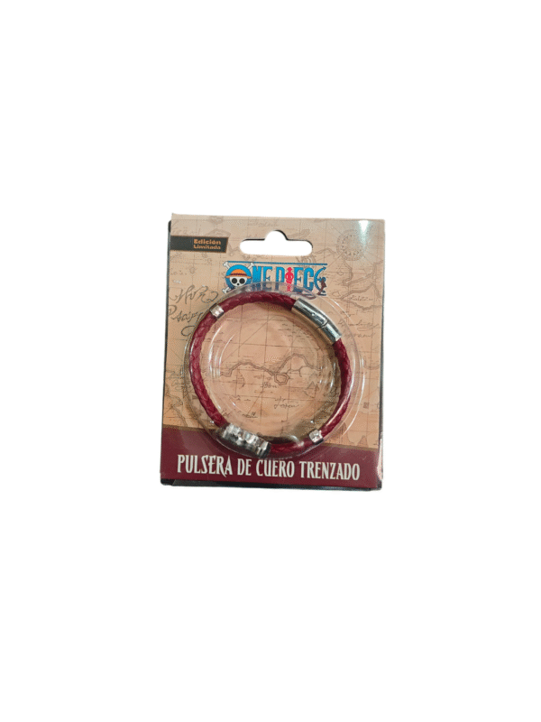 Pulsera Luffy de Cuero Trenzada